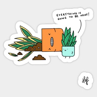 Everything is going to be okay Sticker